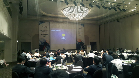 웅진은 15일 서울 역삼동 리츠칼튼호텔에서 열린 'SAP S4 HANA 딥 다이브(Deep Dive)' 세미나를 개최했다. 웅진은 SAP S4 HANA 플랫폼을 기반으로 관리회계와 재무회계를 통합한 차세대 ERP 솔루션을 제공한다. 사진=허우영기자